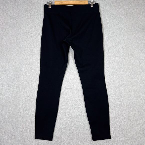 American Giant Ponte Slim Pant Women's Size 8 Black Comfort Stretch Soft Casual - Picture 5 of 7